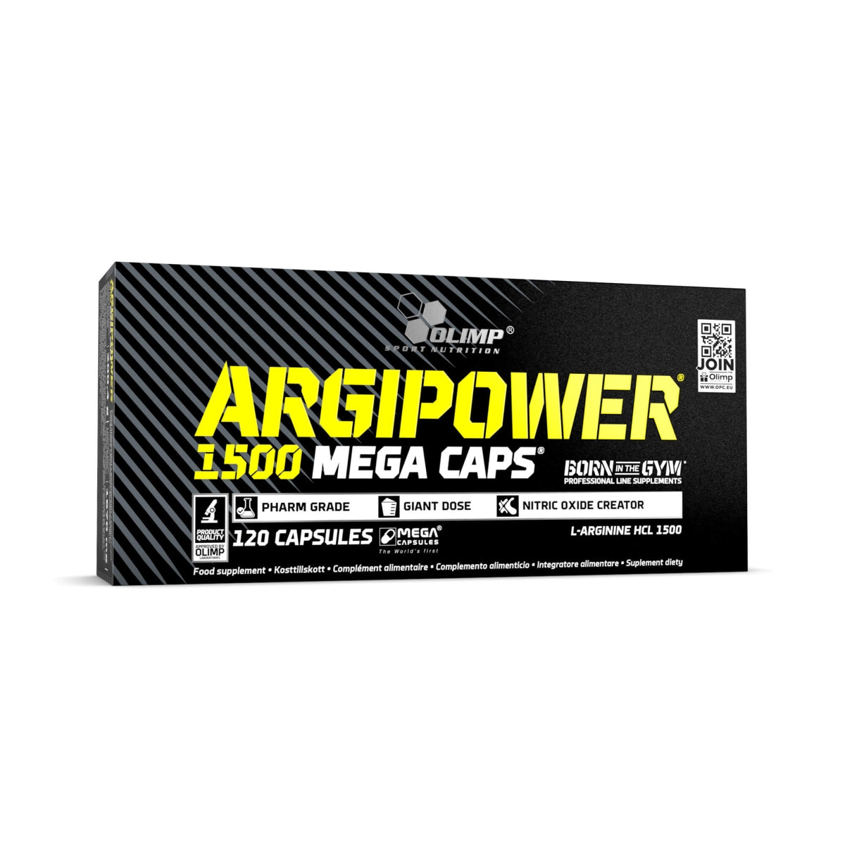 OLIMP Sport Nutrition ArgiPower® 1500 Mega Caps® – 120 Capsules