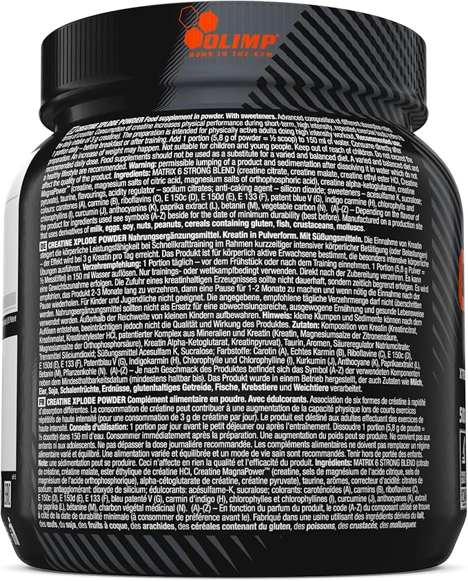 OLIMP Sport Nutrition Creatine Xplode Powder Orange Flavour – 500 g