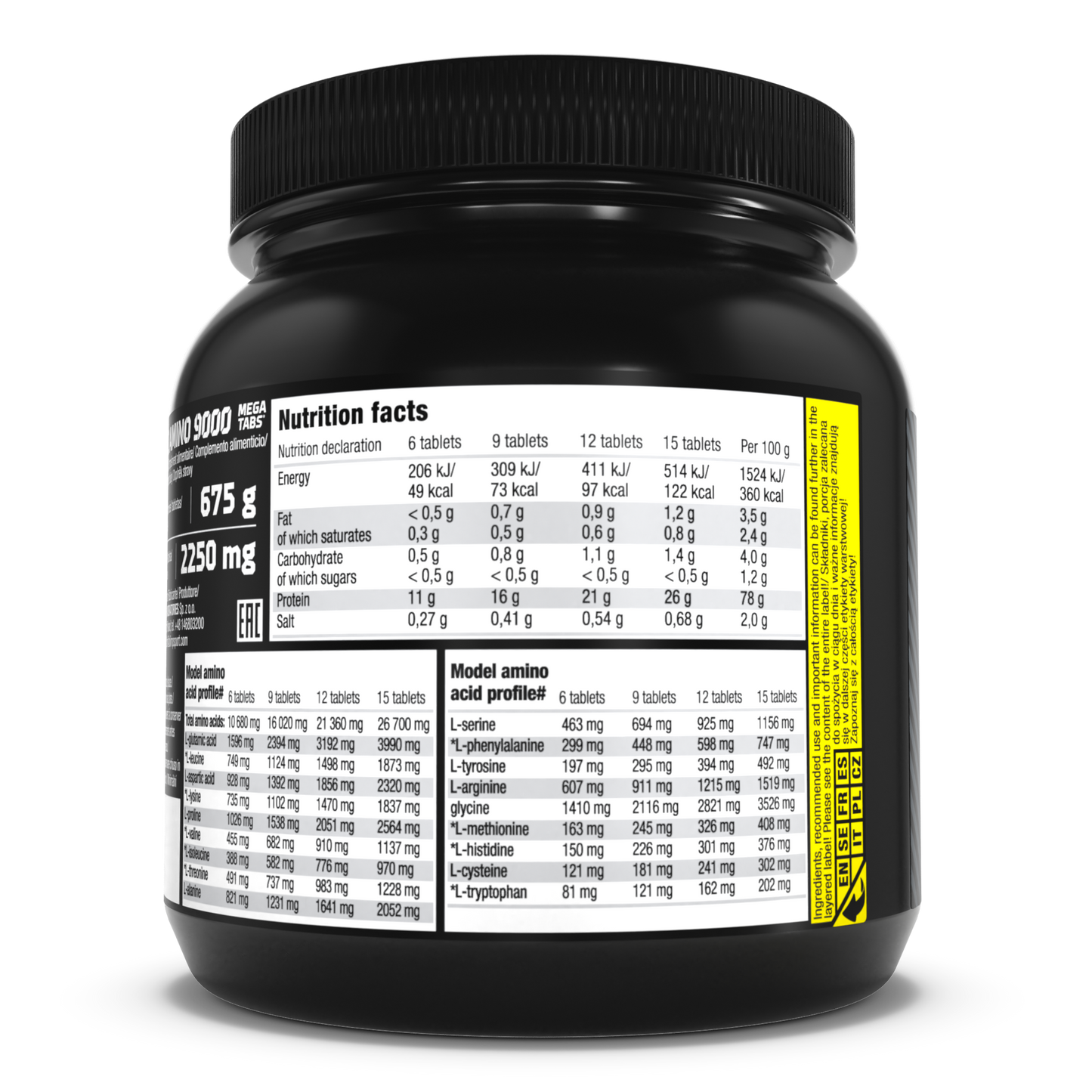 OLIMP Sport Nutrition Anabolic Amino 9000 Mega Tabs® – 300 Tablets
