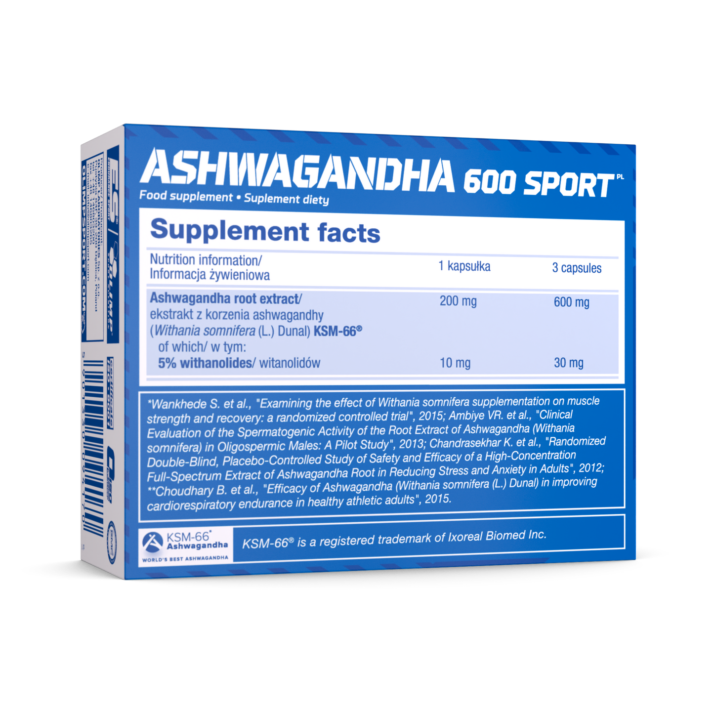 OLIMP Sport Nutrition Ashwagandha 600 Sport 60 caps