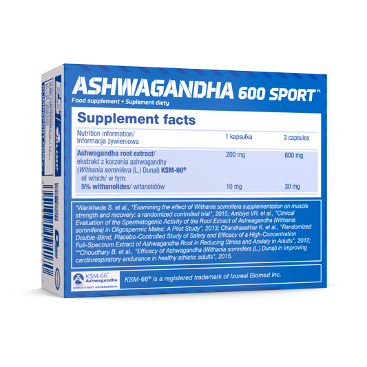 OLIMP Sport Nutrition Ashwagandha 600 Sport 60 caps