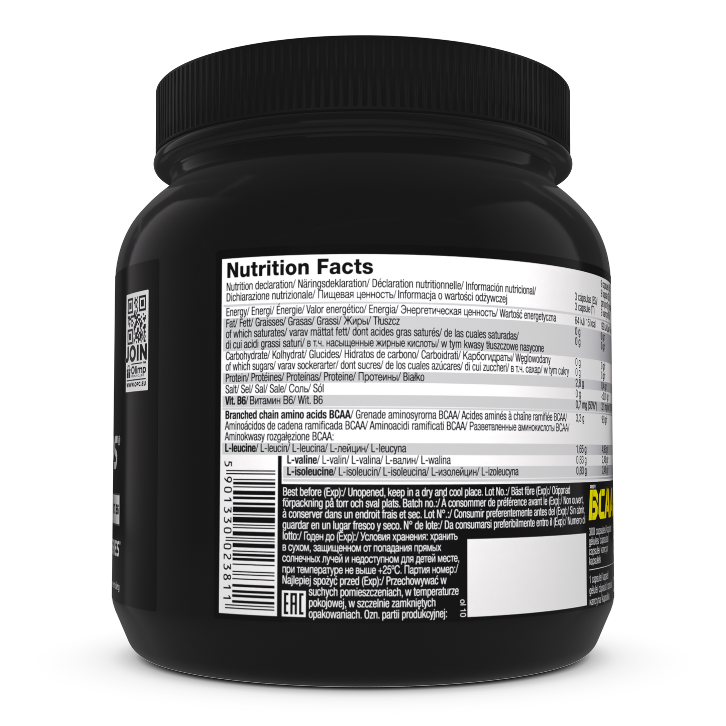 OLIMP Sport Nutrition BCAA 1100 Mega Caps® – 300 Capsules