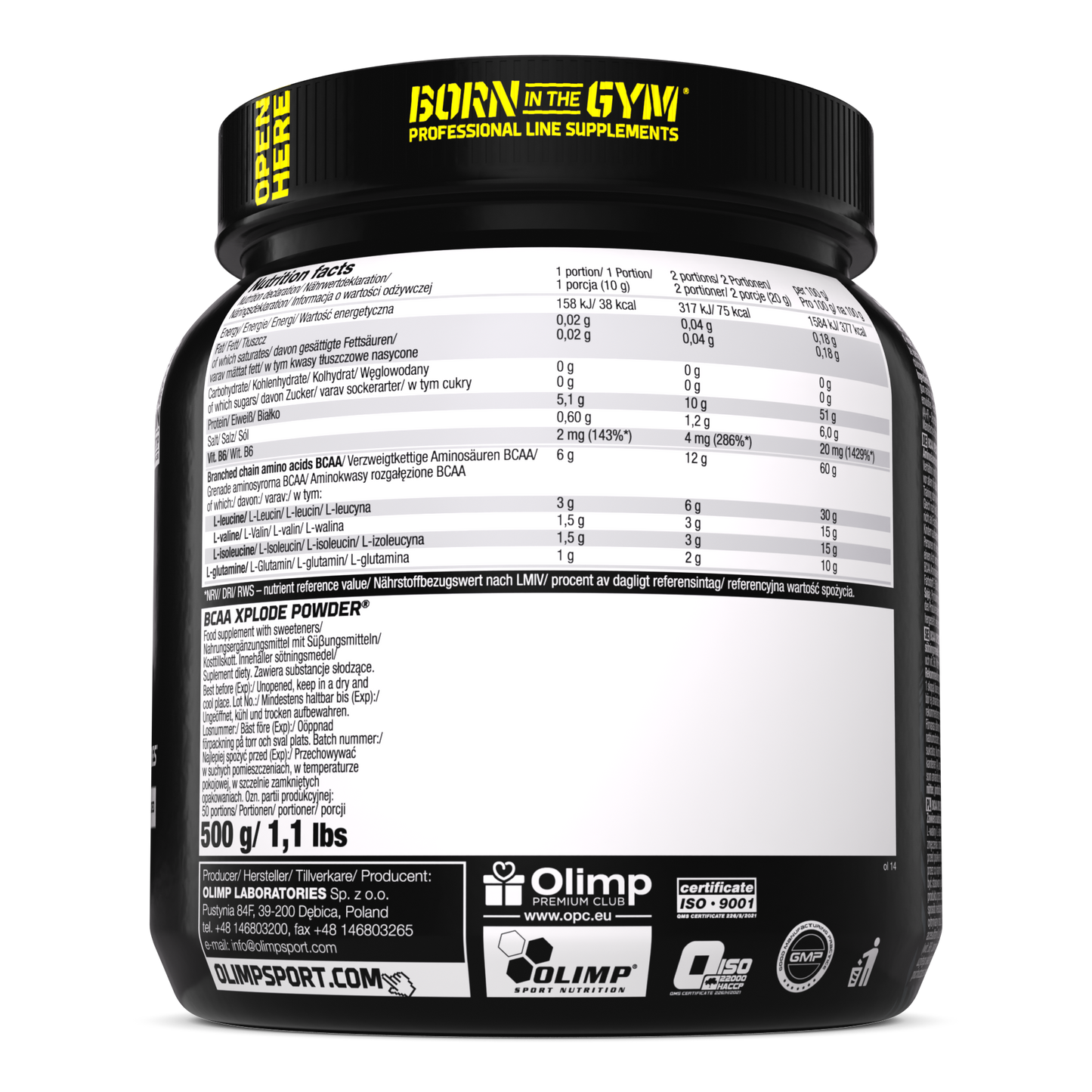 BCAA Xplode powder 500 g