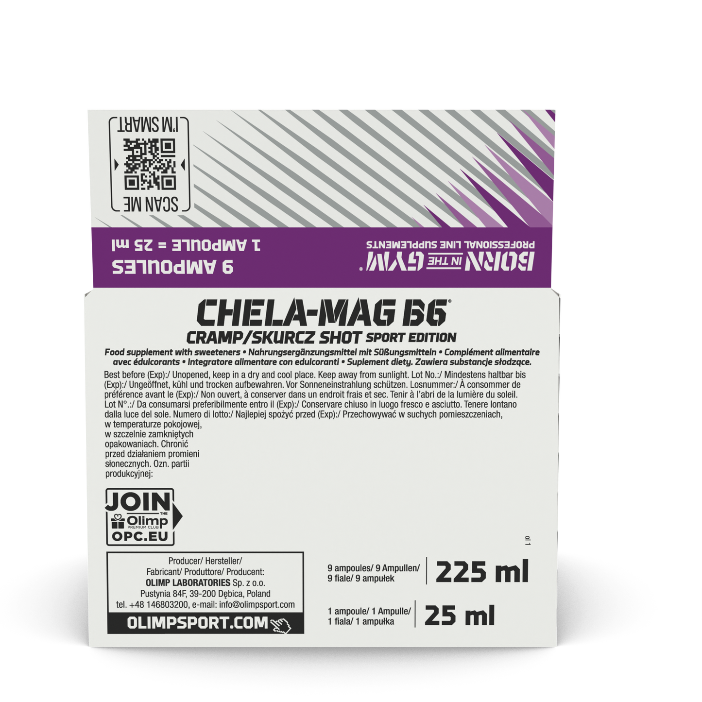 Chela-Mag B6 Cramp Shot Sport Edition 25 ml (1 Shot)
