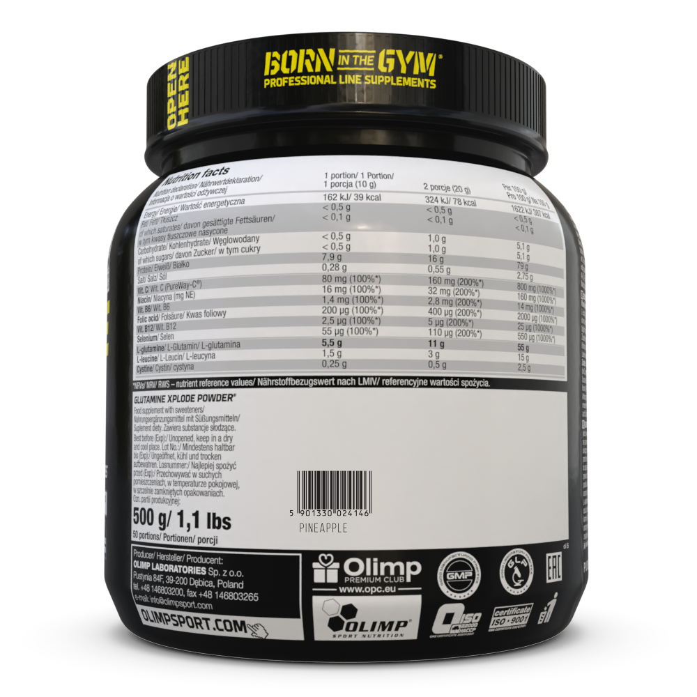 Glutamine Xplode Powder 500 g