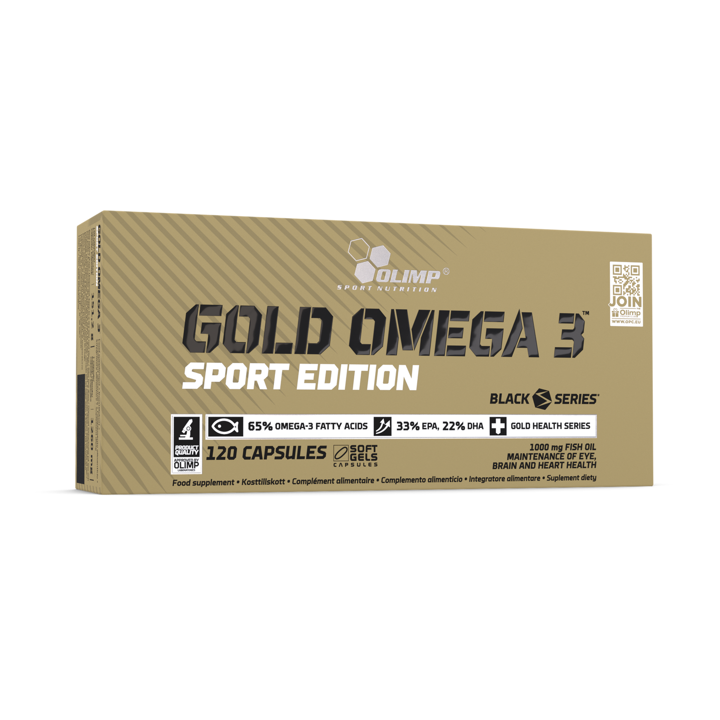 OLIMP Sport Nutrition Gold Omega 3™ Sport Edition – 120 Capsules