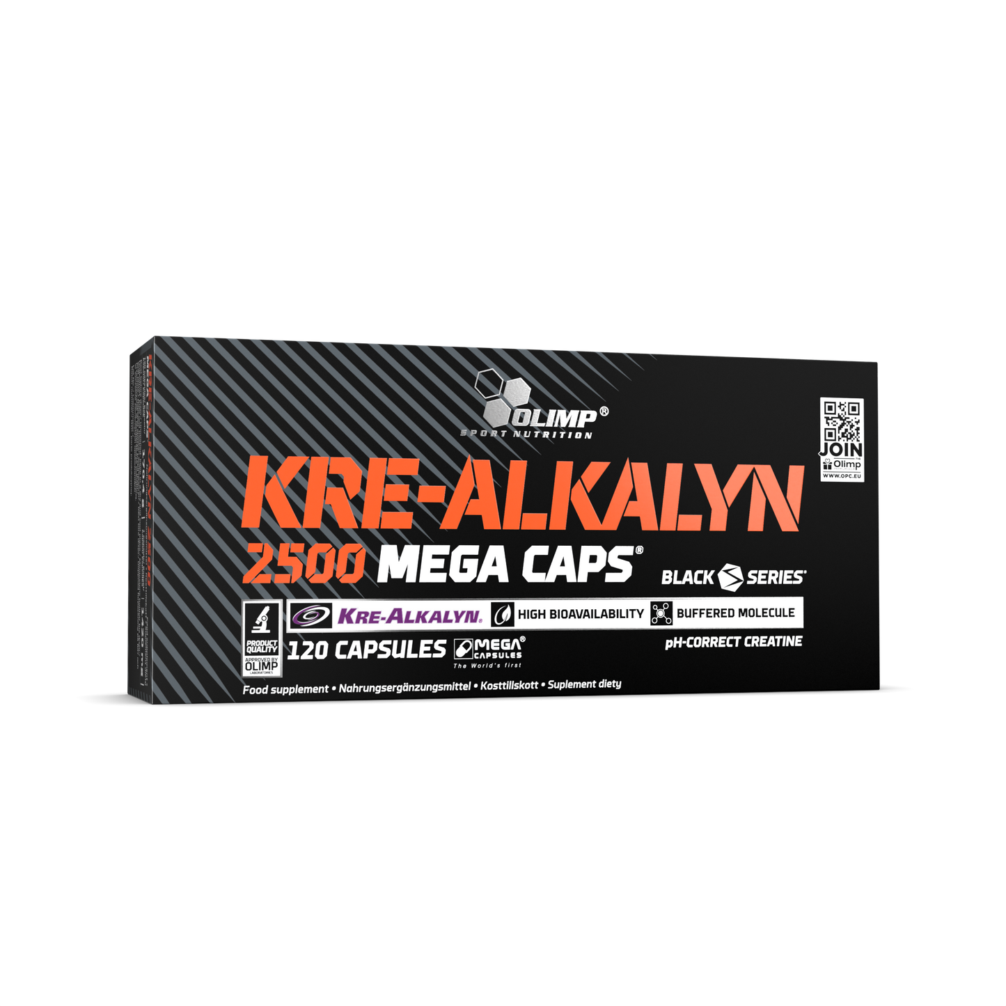 OLIMP Sport Nutrition Kre-Alkalyn® 2500 Mega Caps® – 120 Capsules