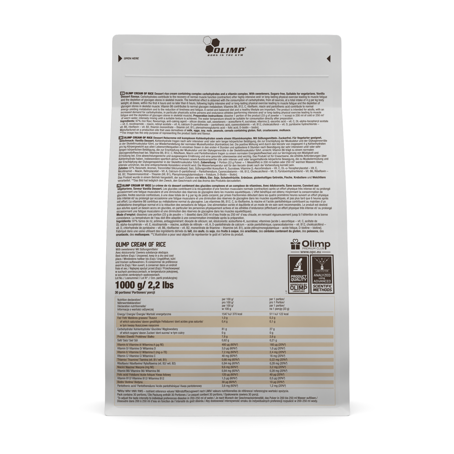 Olimp Cream of Rice 1000 g