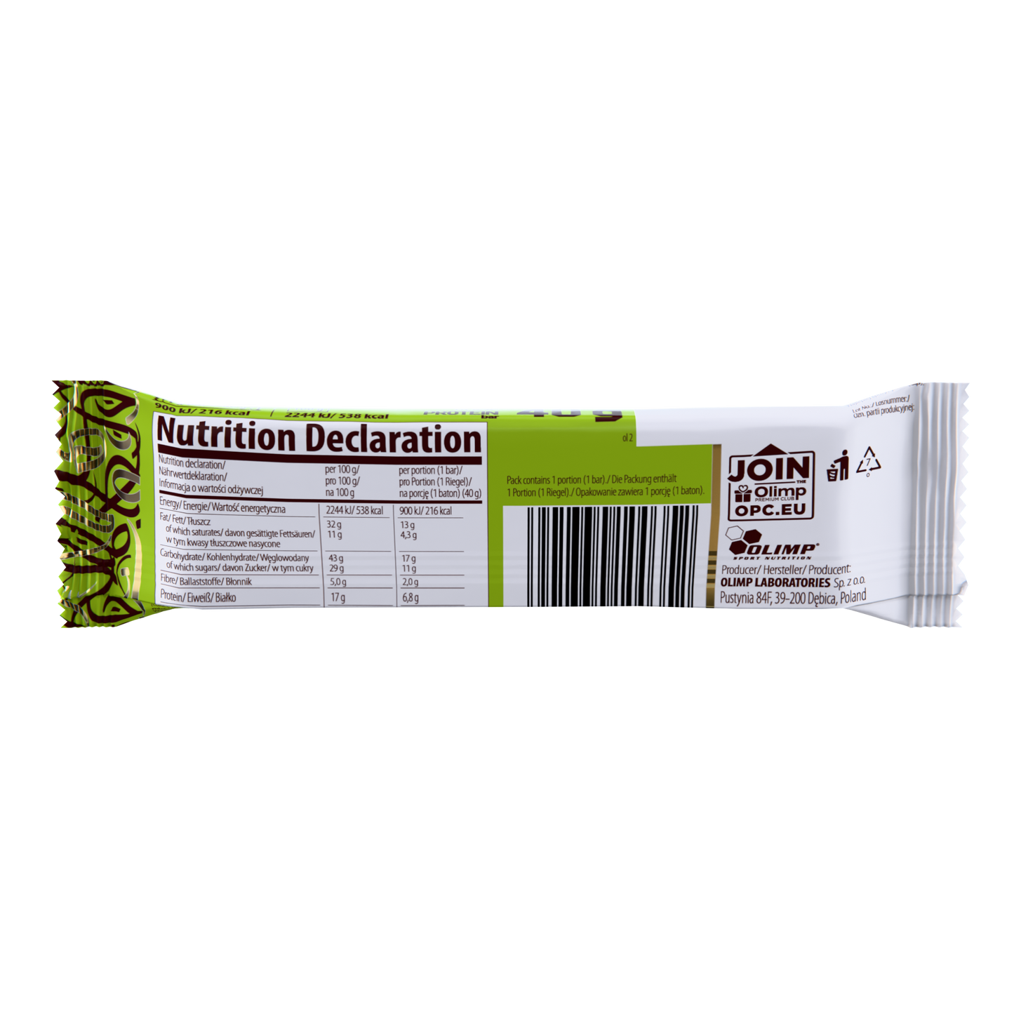 OLIMP PROTEIN bar 40 g Dubai Style Chocolate