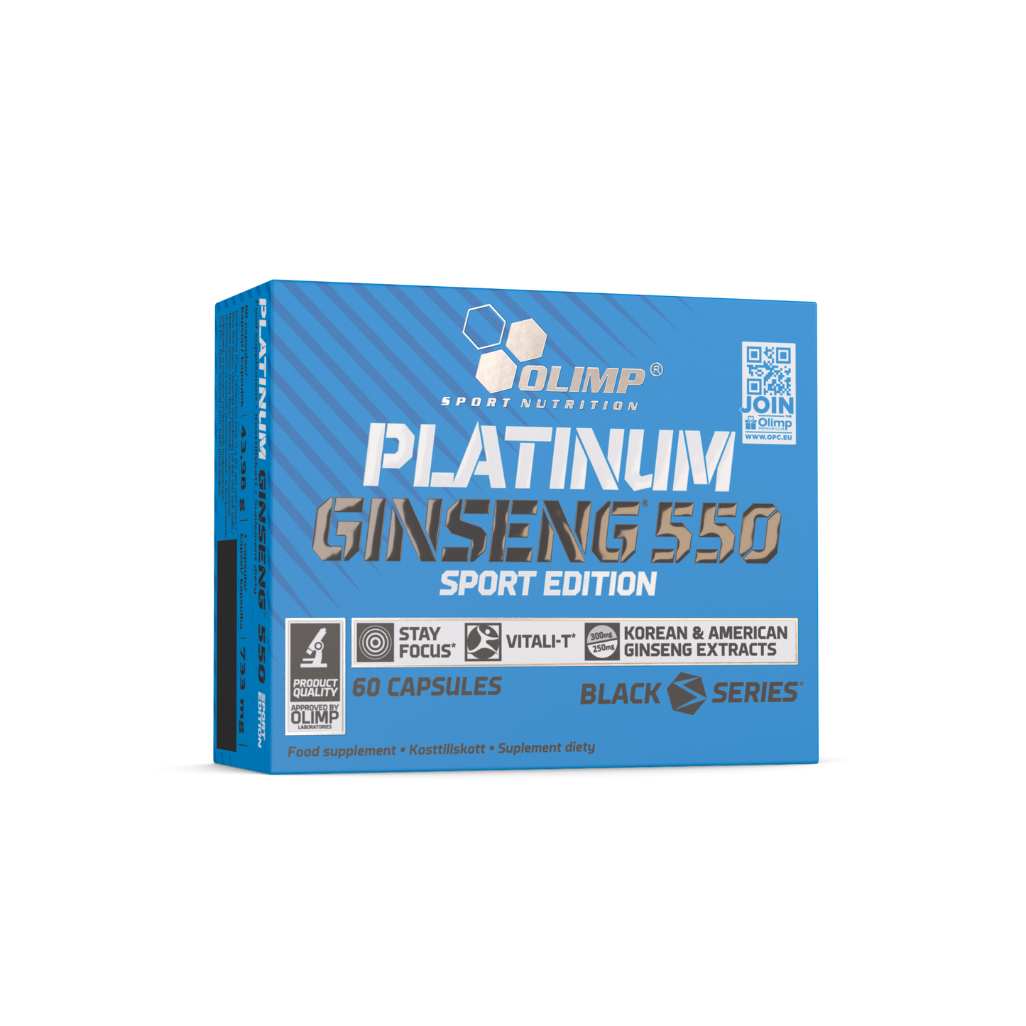 Platinum Ginseng® 550 Sport Edition – 60 Capsules