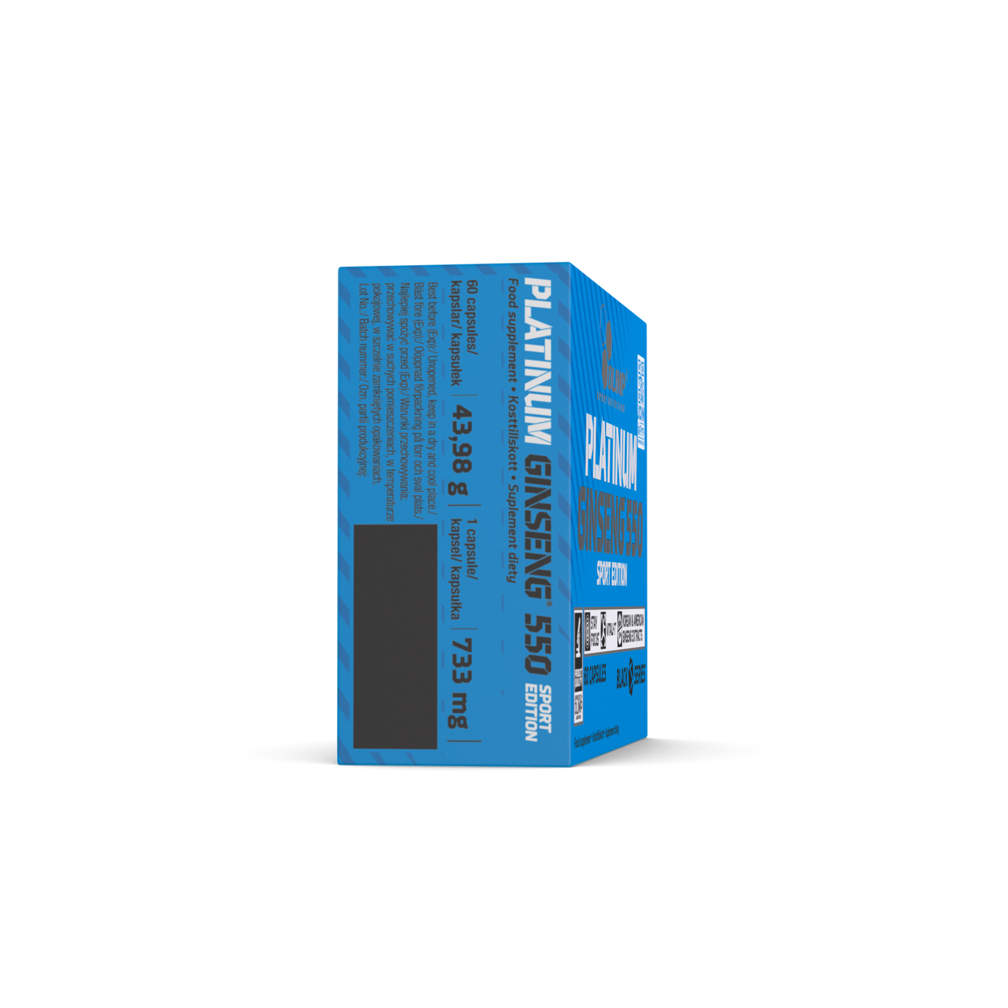 Platinum Ginseng® 550 Sport Edition – 60 Capsules