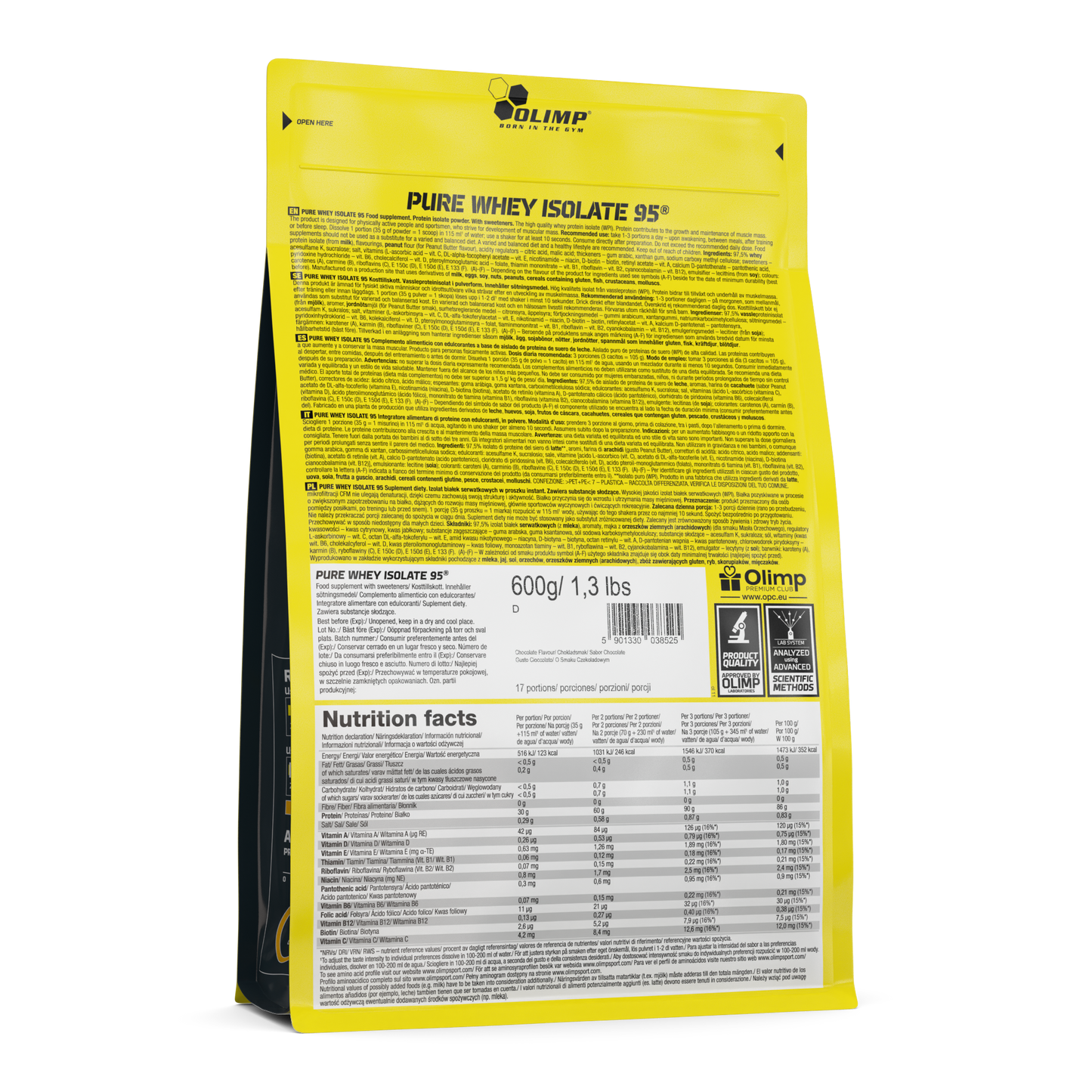 OLIMP SPORT NUTRITION Pure Whey Isolate 95 600 g