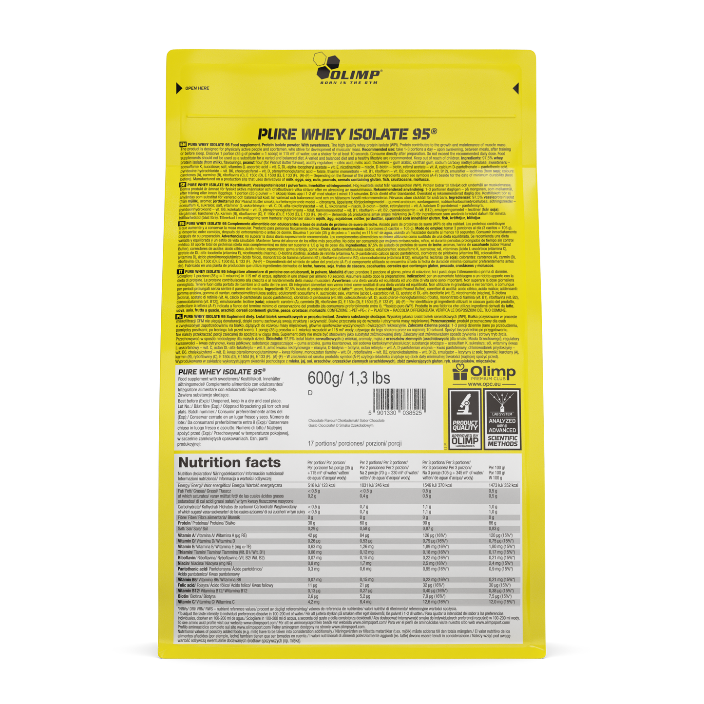OLIMP SPORT NUTRITION Pure Whey Isolate 95 600 g