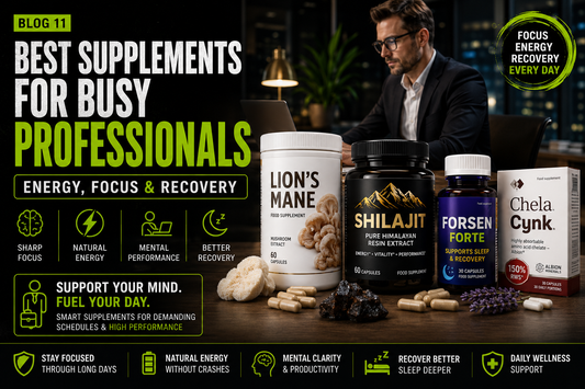 Best Supplements For Busy Professionals: Energy, Focus And Recovery