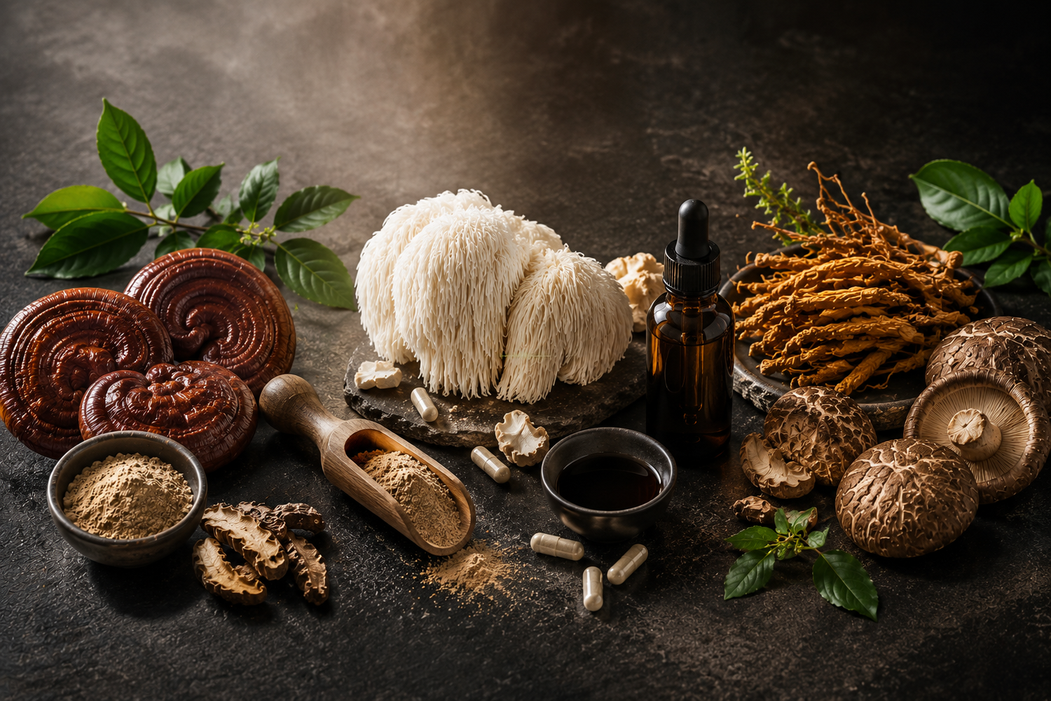 Functional Mushrooms | Powders & Tinctures – Vital Fuel