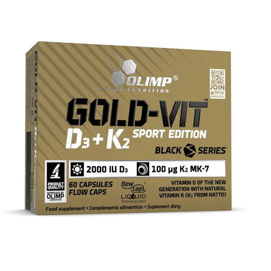 OLIMP Sport Nutrition Gold-Vit® D3+K2 2000 IU Sport Edition – 60 Capsules