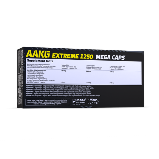 OLIMP Sport Nutrition AAKG 1250 Extreme Mega Caps® – 120 Capsules