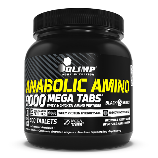 OLIMP Sport Nutrition Anabolic Amino 9000 Mega Tabs® – 300 Tablets