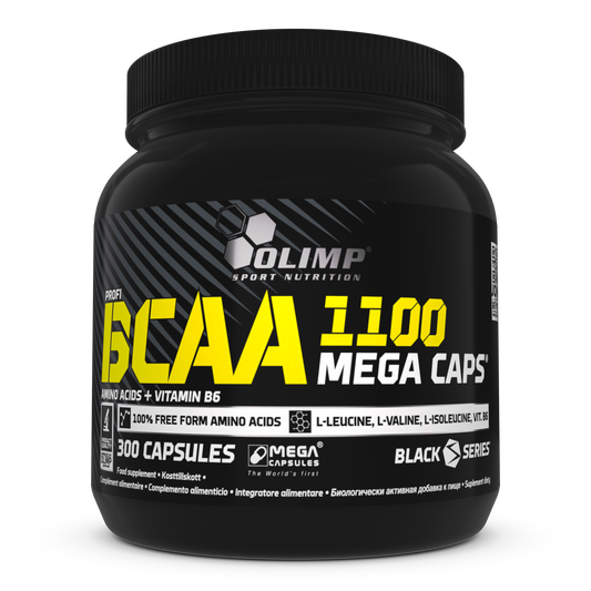 OLIMP Sport Nutrition BCAA 1100 Mega Caps® – 300 Capsules