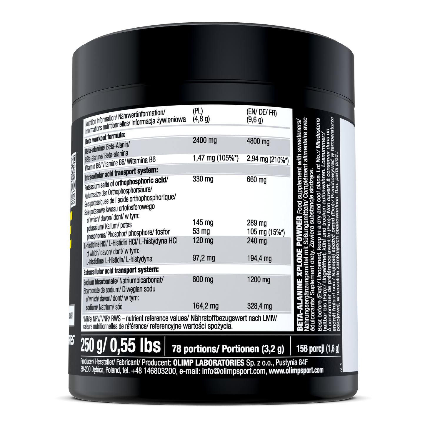 Beta-Alanine Xplode Powder 250 g