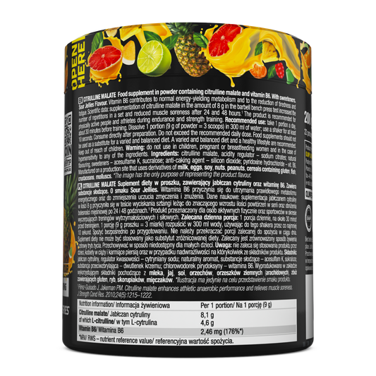 Citrulline Malate 200 g Sour Jellies