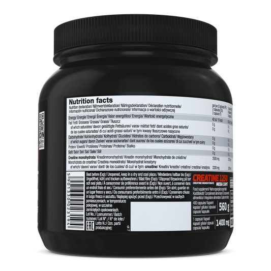 OLIMP Sport Nutrition Creatine 1250 Mega Caps® – 400 Capsules