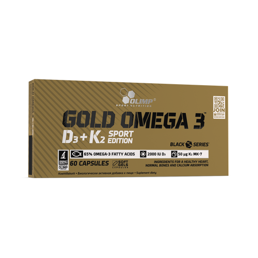 OLIMP Sport Nutrition Gold Omega 3 D3+K2 Sport Edition – 60 Capsules