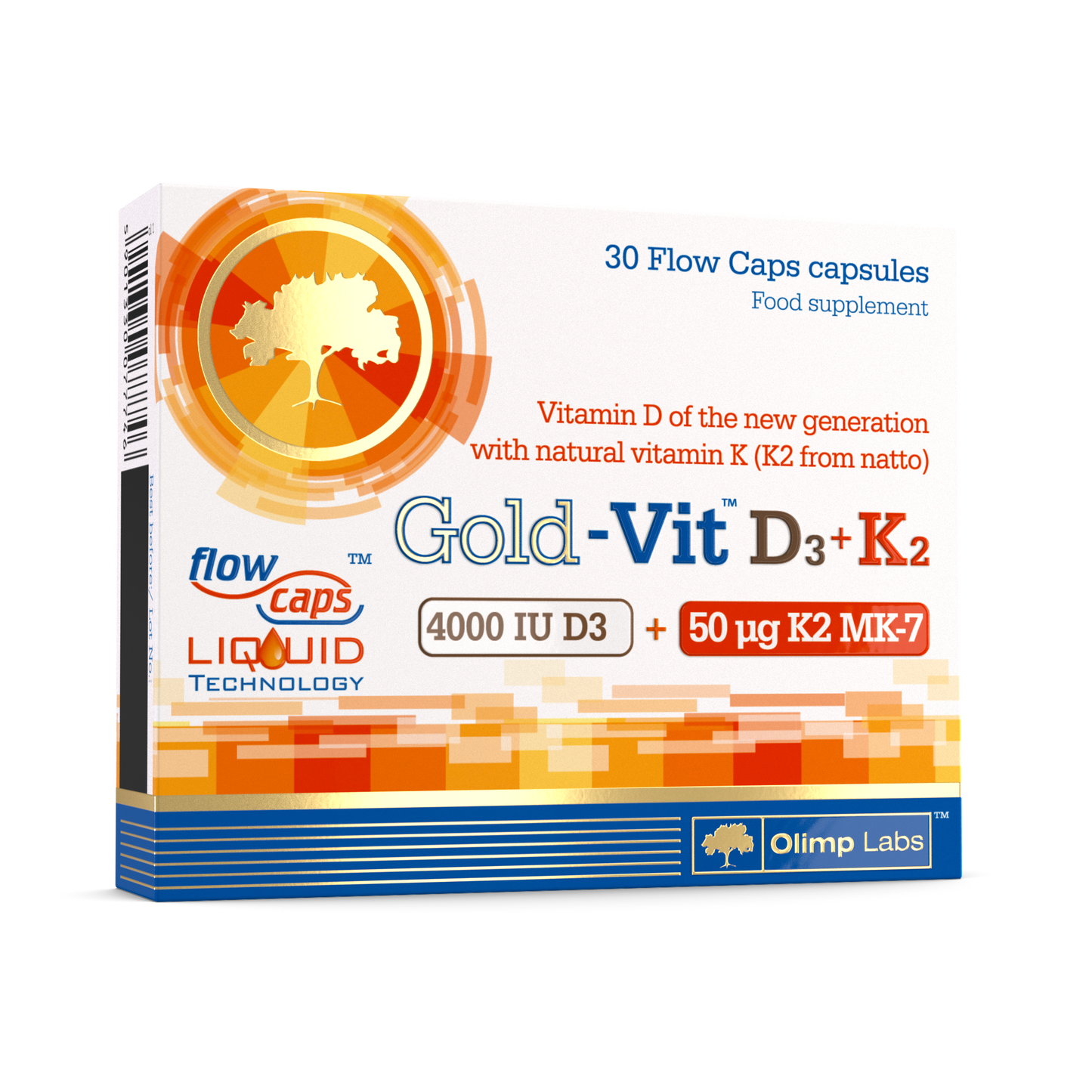 Olimp Gold-Vit D3 + K2 4000 IU (30 Caps)