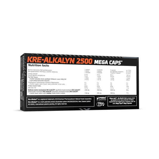OLIMP Sport Nutrition Kre-Alkalyn® 2500 Mega Caps® – 120 Capsules