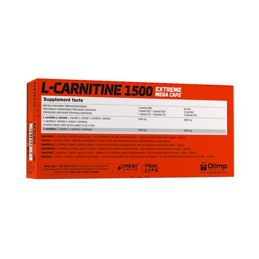 OLIMP Sport Nutrition L-Carnitine 1500 Extreme Mega Caps 120 caps