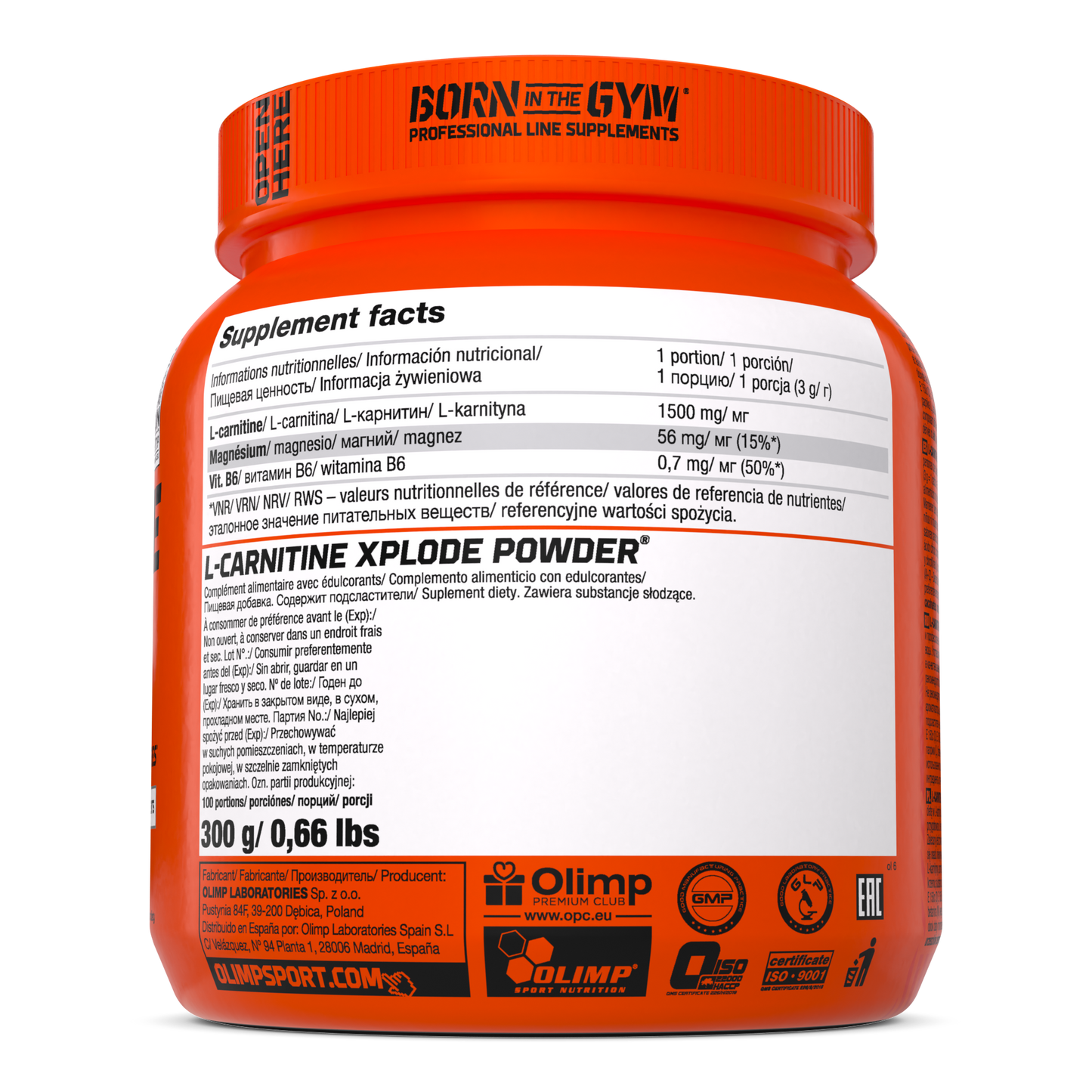 Olimp L-Carnitine Xplode Powder 300g