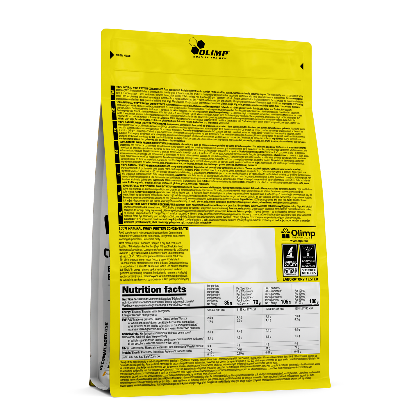 100% Natural Whey Protein Concentrate
