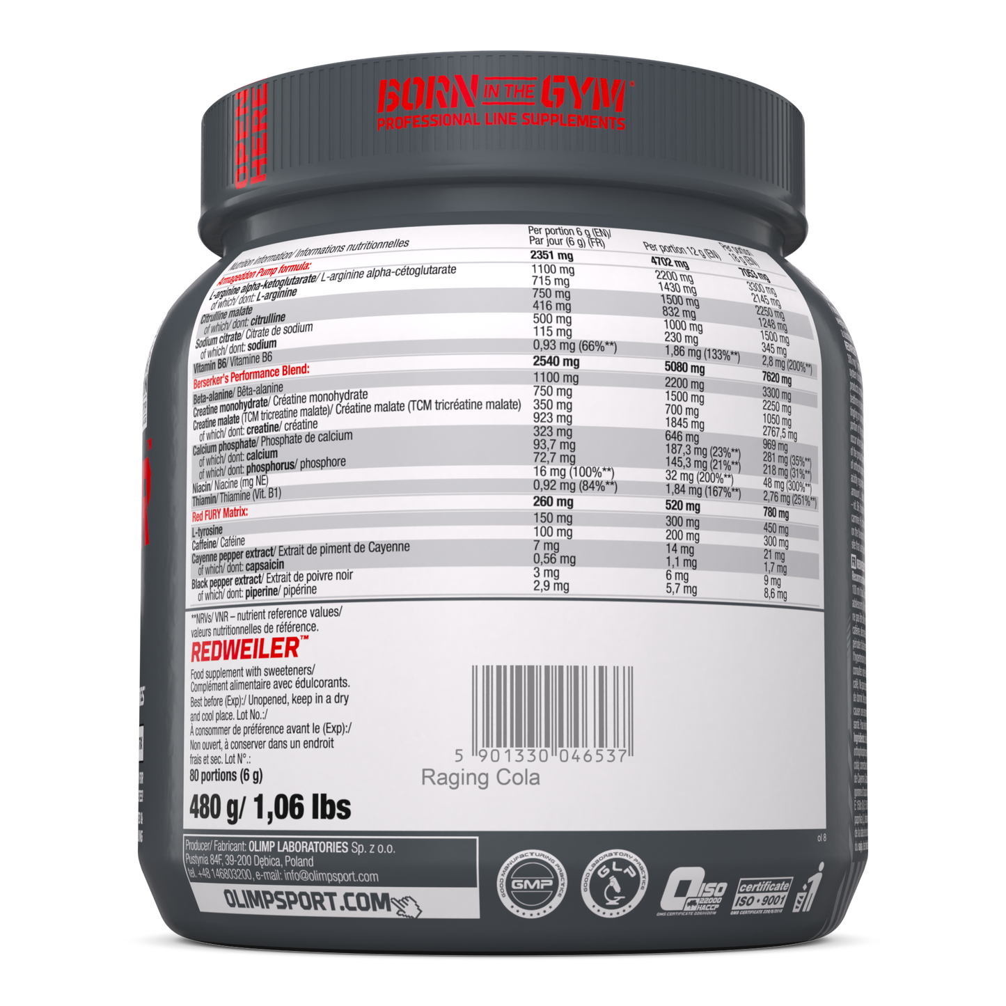 Redweiler 480 g - Olimp Sport Nutrition