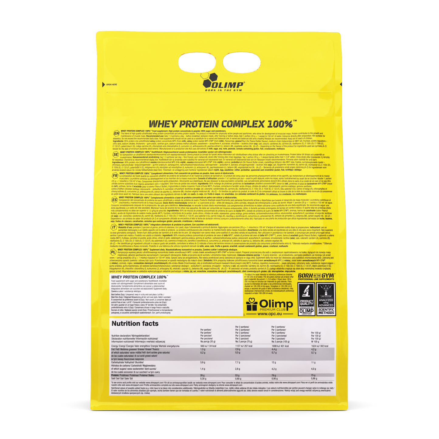OLIMP Sport Nutrition Whey Protein Complex 100% 2270 g